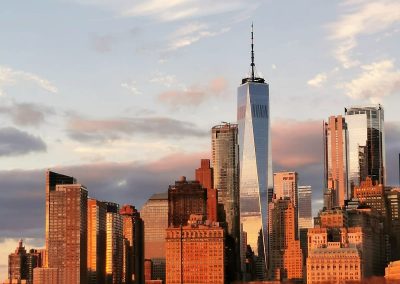 Manhattan vista dal traghetto