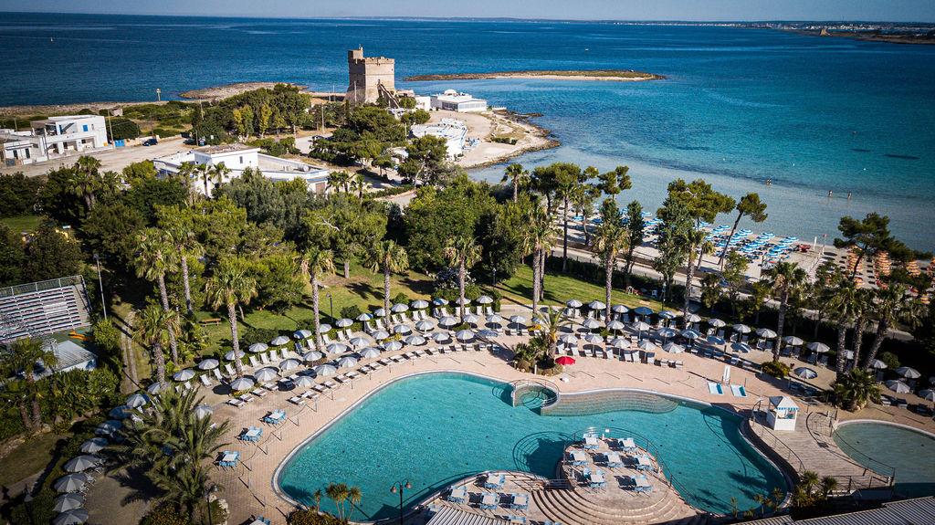 Vista della piscina del villaggio