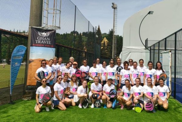 Partecipanti al torneo Pink Padel