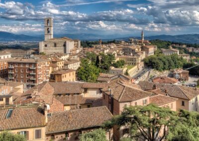 Panorama della città di Perugia