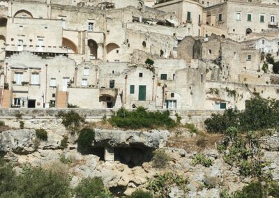 Panoramica del centro storico di Matera