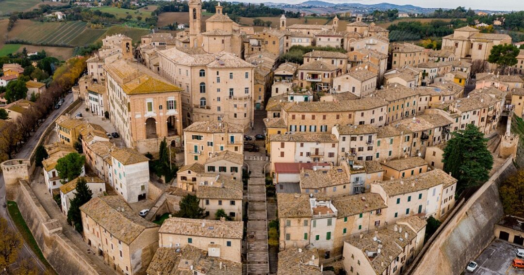 Panorama di Corinaldo nelle Marche